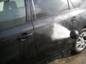 水洗い洗車の基本的なやり方　[水洗い洗車方法]　-　④